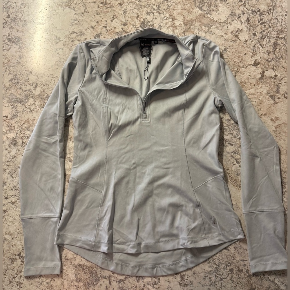 Spyder Women's Light Gray Long Sleeve Tee